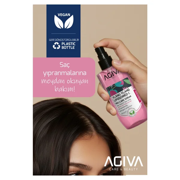 Agiva Ylang Ylang Liposom C 100 ml Saç Serumu - Görsel 5