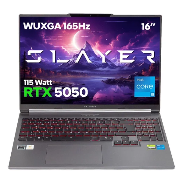 Game Garaj Slayer X5T-5050 C7 i5-13500HX 16 GB 1 TB SSD RTX5050 16" WUXGA Gaming Laptop - Görsel 10