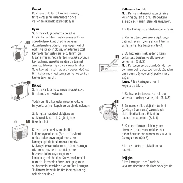 Supervac Espresso Makinesi Aquaclean Filtre, Philips EP2231,EP5447 ile Uyumlu - Görsel 9