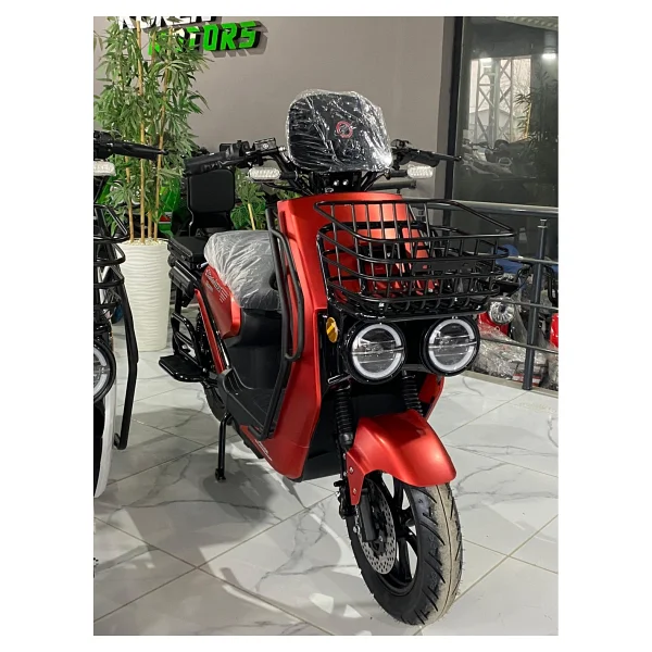 Motolux PITTON9000 1500 W Scooter Elektrikli Motosiklet Kırmızı - Görsel 4