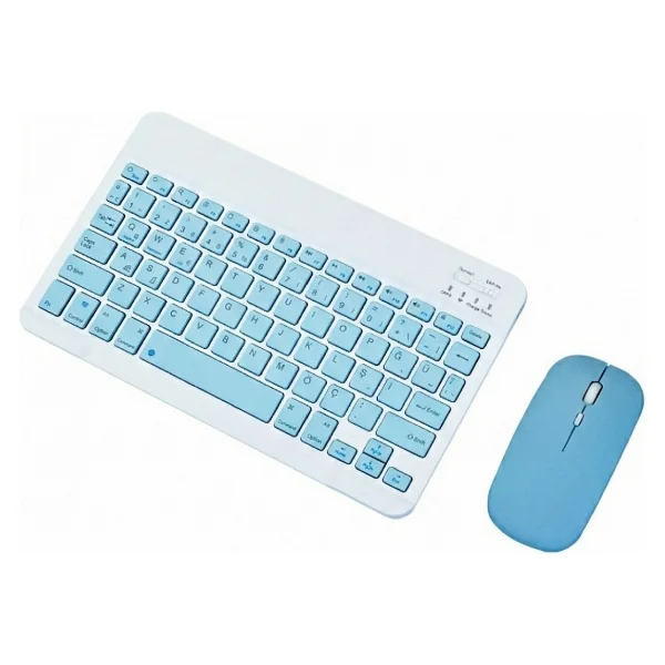 Torima TMK-04 Mavi TKL Kablosuz Klavye Mouse Seti - Görsel 2