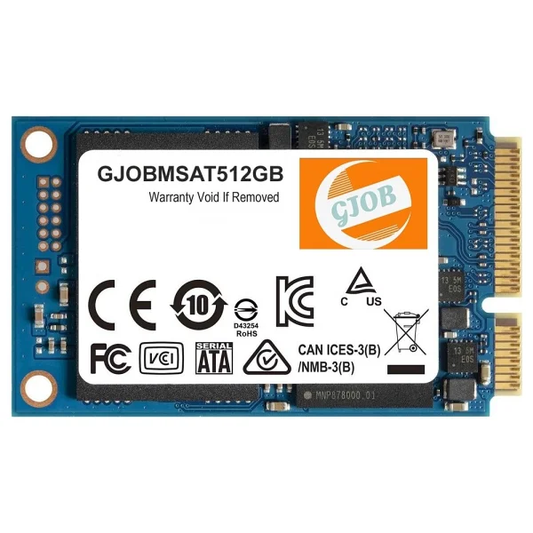 Gjob 512gb Msata SSD 512 GB Kapasite 540 Mb/s Okuma 480 Mb/s Yazma Hızı - Görsel 2