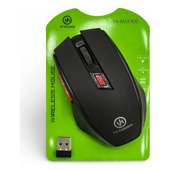 YK Design YK-MS6300 Siyah Kablosuz Mouse - Görsel 4