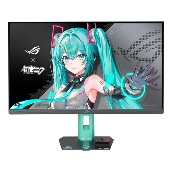 Asus ROG Strix XG27ACMEG-G Hatsune Miku Edition 27" 0.3 ms 2K Pivot IPS 260 Hz OC Oyuncu Monitörü - Görsel 6