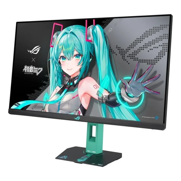 Asus ROG Strix XG27ACMEG-G Hatsune Miku Edition 27" 0.3 ms 2K Pivot IPS 260 Hz OC Oyuncu Monitörü - Görsel 2