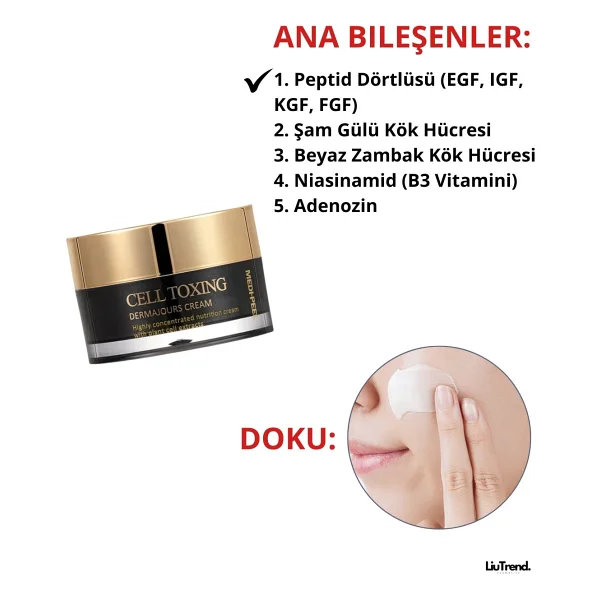 MEDIPEEL Cell Toxing Dermajours Besleyici 50 ml Yaşlanma Karşıtı Krem - Görsel 2