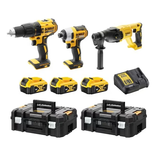 Dewalt DCK369M3T 3 Akülü 4 Ah Elektrikli El Aletleri Seti - Görsel 3