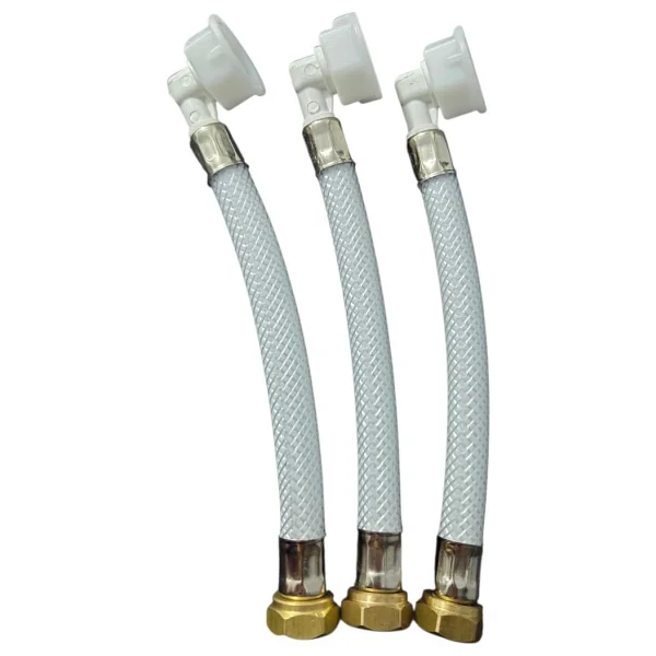 Visam Gömme Rezarvuar Flex Hortum 13CM 3ADET - Beyaz - Görsel 2