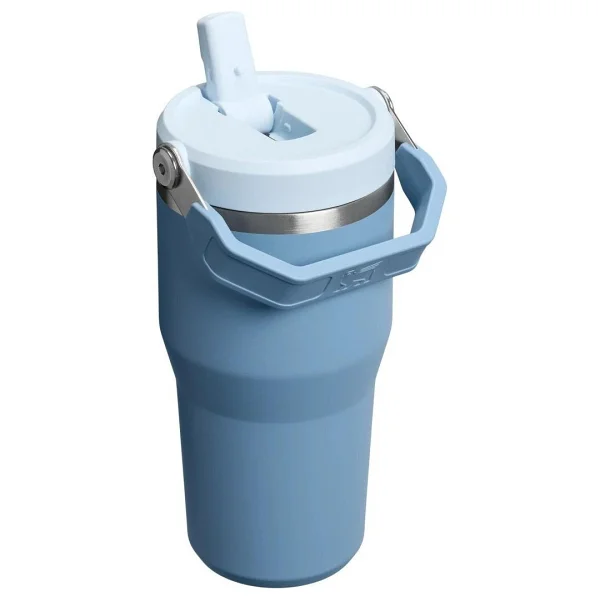 Stanley The Iceflow Flip Straw Mavi 0.60 lt Pipetli Termos Bardak - Görsel 2