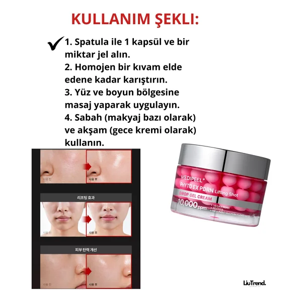 MEDIPEEL Phyto Ex PDRN Lifting Shot Drop Mikro İğneli 50 ml Yaşlanma Karşıtı Krem - Görsel 5