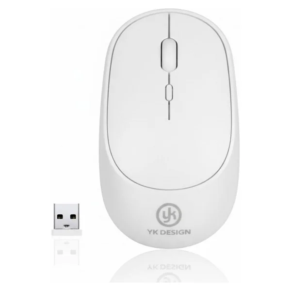 YK Design YK-MS6310 Beyaz Optik Kablosuz Mouse - Görsel 6