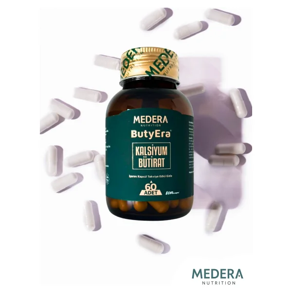 Medera Nutrition ButyEra 3 adet Kalsiyum Bütirat (Postbiyotik) İçeren Takviye Edici Gıda - 3'LÜ SET - Görsel 7