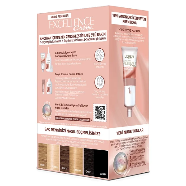 L'Oreal Paris Excellence Creme 10U Nude Açık Sarı Saç Boyası - Görsel 5