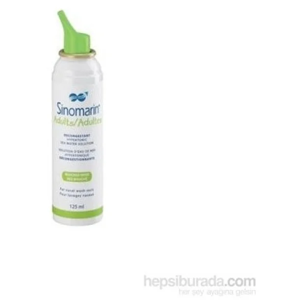 Sinomarin Adults Yetişkin Hipertonik Deniz Suyu 125 ml Burun Spreyi - Görsel 4