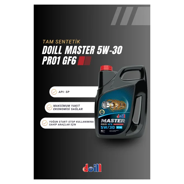 Doill Master 5W-30 A5/B5 4 lt Tam Sentetik Motor Yağı - 2026 - Görsel 2
