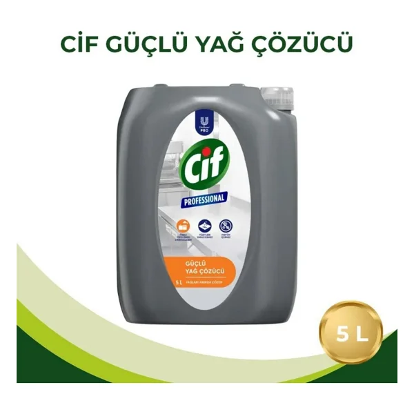 Cif Pro Güçlü Yağ Sökücü 5 lt - Görsel 2