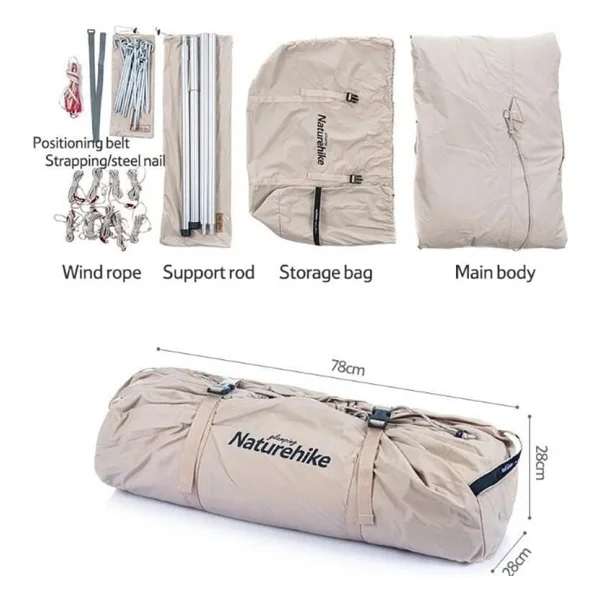 Naturehike Profound 9.6 Glamping Aile Çadırı - Görsel 5