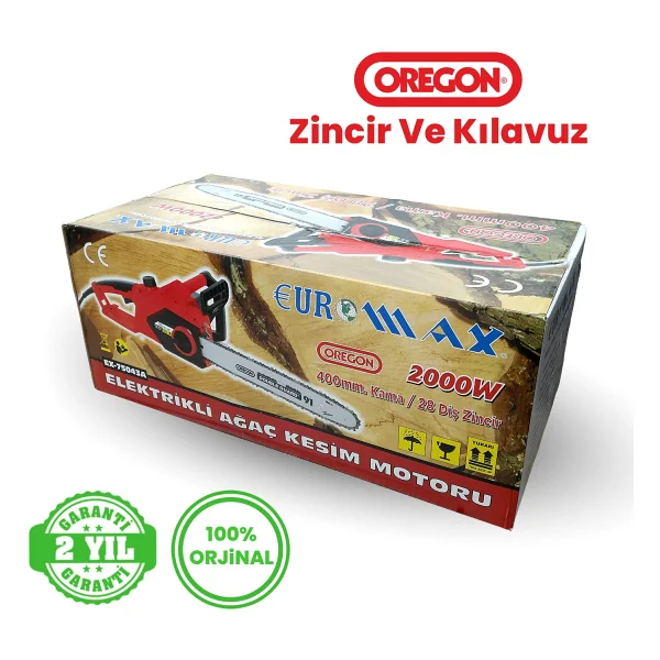 EuroMax EX75043A 2000 W Elektrikli Motorlu Testere - Görsel 4