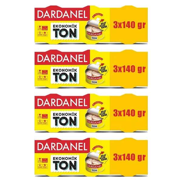 Dardanel Eko Ton Balığı 3X140 Gr X 4 Adet - Görsel 3