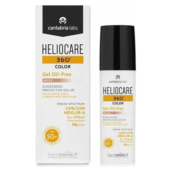 Heliocare 360 Yağsız Beige 50 ml 50 Faktör Renkli Jel Güneş Kremi - Görsel 7