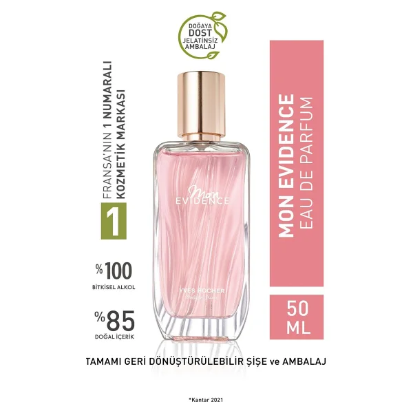 Yves Rocher Mon Evidence EDP 50 ml Kadın Parfüm - Görsel 6