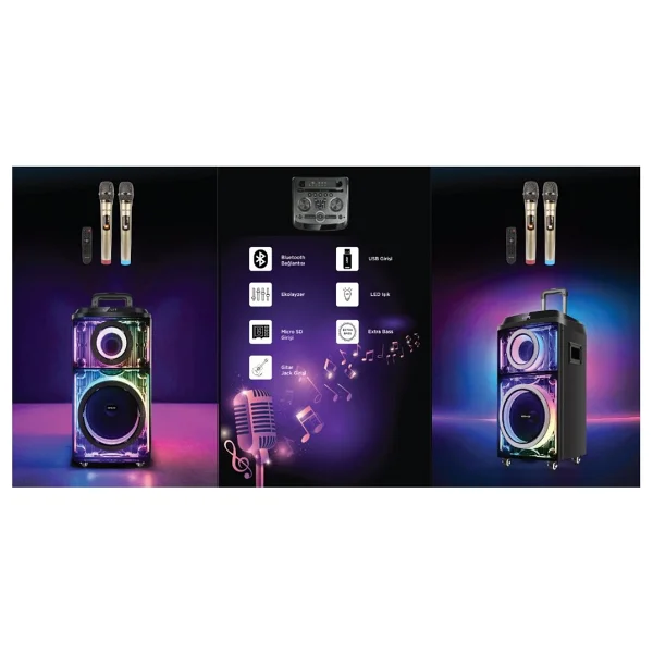 Onvo OVPS120F Bluetooth Hoparlör - Görsel 6