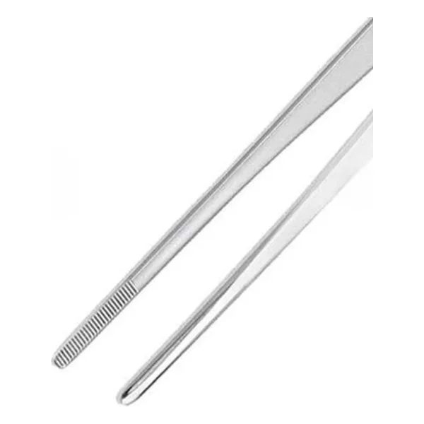 Labolist Penset Düz Sivri Uçlu 16 cm Nikel Kaplama - Görsel 5