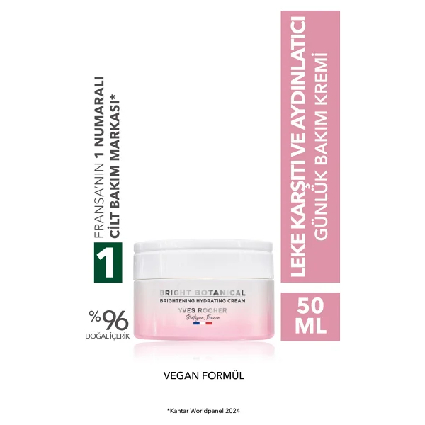 Yves Rocher Bright Botanical Leke Karşıtı Aydınlatıcı Ton Eşitleyen Günlük Bakım Kremi 50 ml - Görsel 9