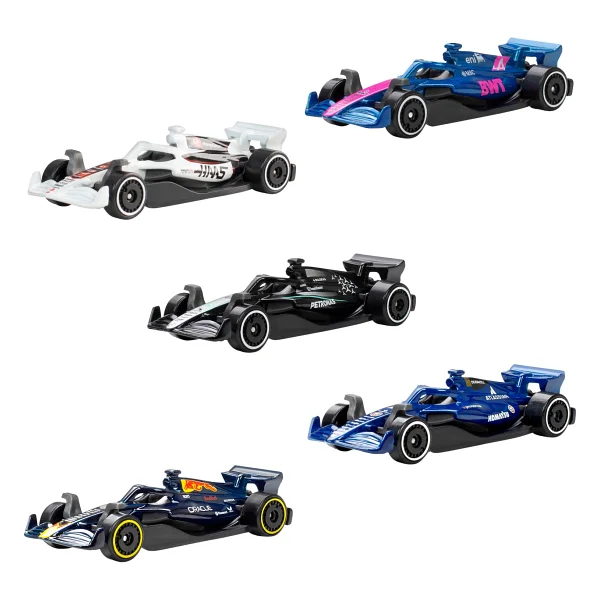 Hot Wheels 2025 Formula 1 5'li Araba Seti JLN11 - Görsel 3