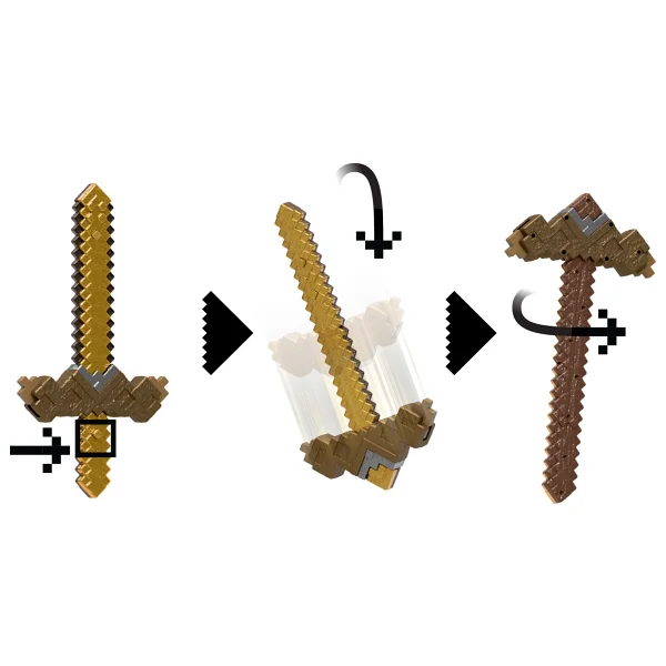 Minecraft 2'si 1 Arada Kılıç ve Kazma JKC15 - Görsel 5