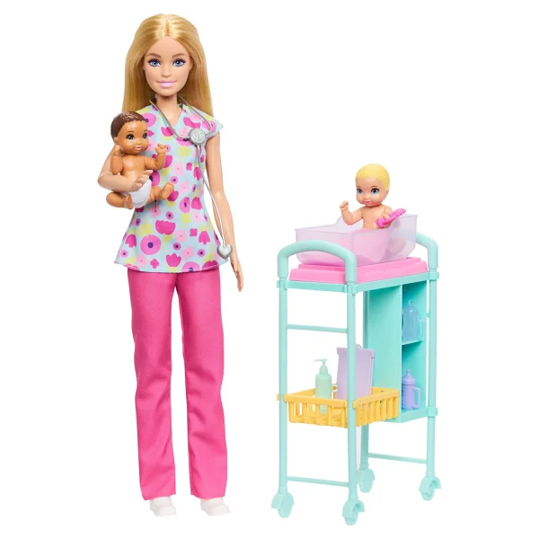 Barbie Kariyer Bebekleri Çocuk Doktoru Bebek JCR71-JMK12 - Görsel 7