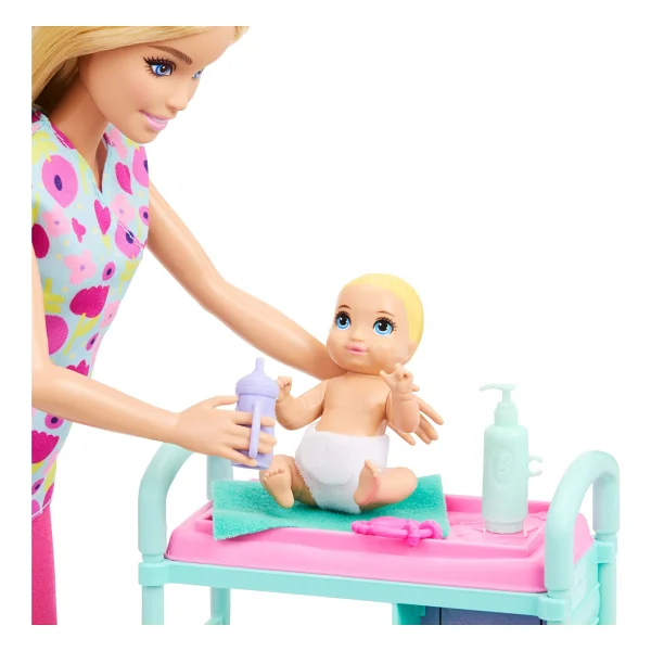 Barbie Kariyer Bebekleri Çocuk Doktoru Bebek JCR71-JMK12 - Görsel 8