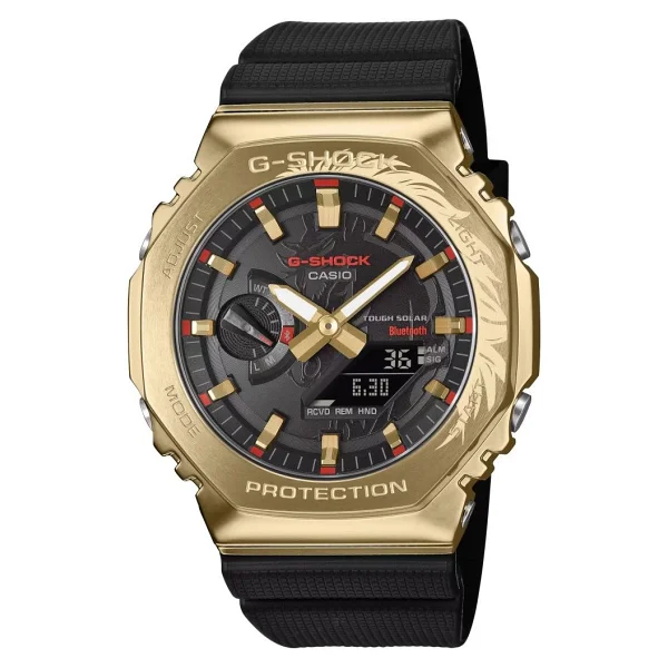 Casio G-Shock G-Steel GBM-2100CX-9ADR Siyah-Altın Erkek Kol Saati - Görsel 2