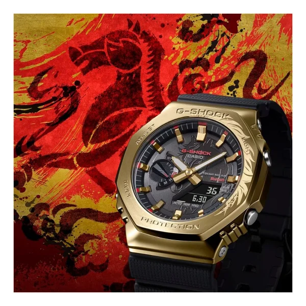 Casio G-Shock G-Steel GBM-2100CX-9ADR Siyah-Altın Erkek Kol Saati - Görsel 6
