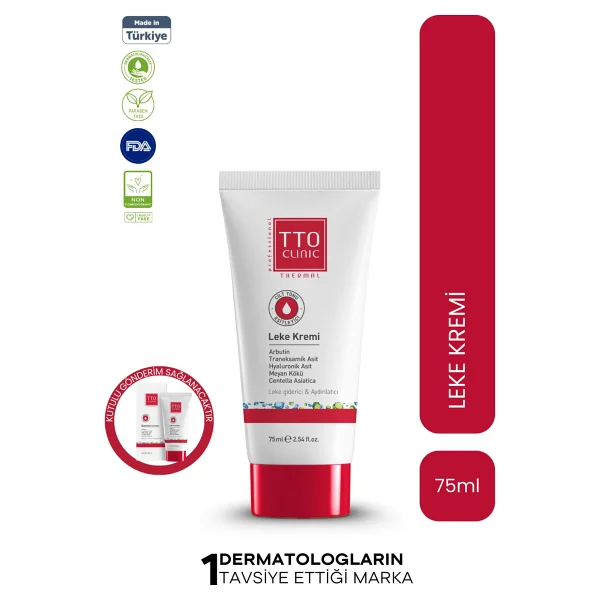 TTO Clinic Leke Kremi 75 ml - Onarıcı, Aydınlatıcı ve Nemlendirici Etkili - Görsel 7