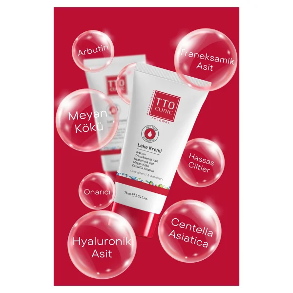 TTO Clinic Leke Kremi 75 ml - Onarıcı, Aydınlatıcı ve Nemlendirici Etkili - Görsel 3