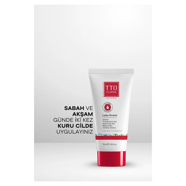TTO Clinic Leke Kremi 75 ml - Onarıcı, Aydınlatıcı ve Nemlendirici Etkili - Görsel 5