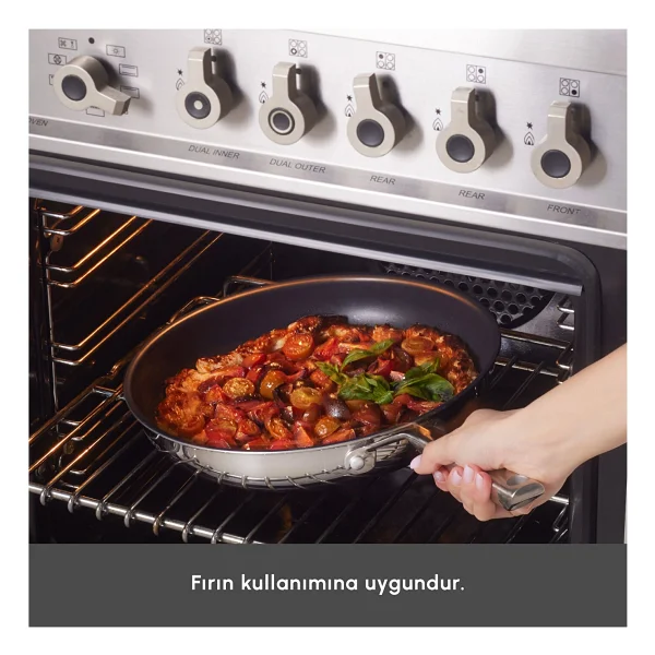 Karaca Plasma Steel 316+ 3Ply 24 cm Çelik Tava - Görsel 9
