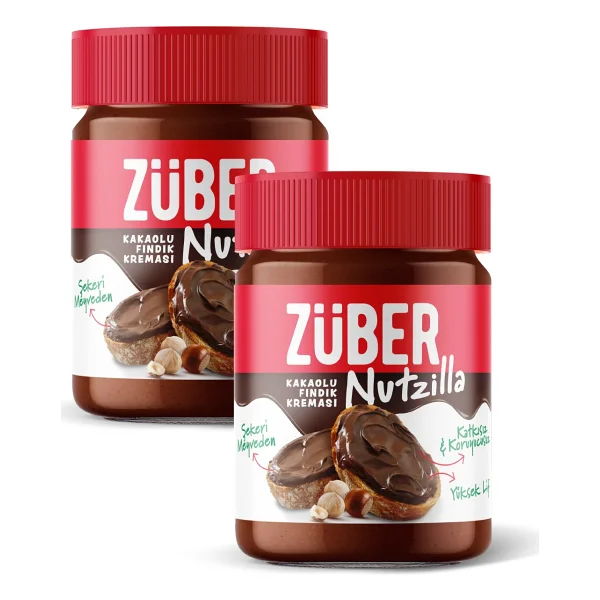 Züber Nutzilla Kakaolu Fındık Kreması 315 gr 2'li - Görsel 2