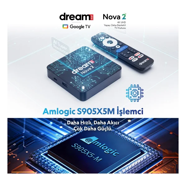 Dreamstar Nova 2 32 GB 4K Android TV Box - Görsel 6