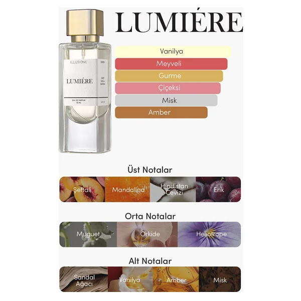 Illusione Lumiere EDP 50 ml Kadın Parfüm - Görsel 5