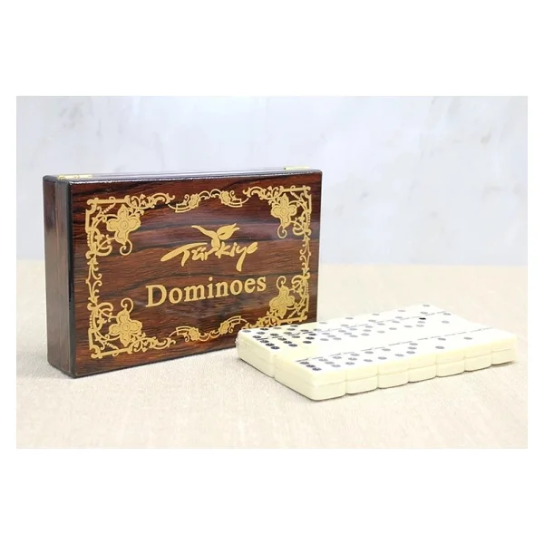 Ahşap Kutulu Domino Oyunu Alk4220 - Görsel 2
