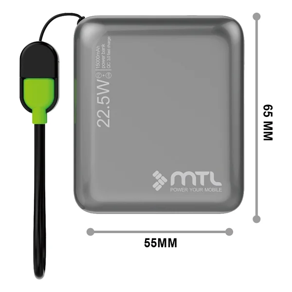 MTL MT4515 15000 mAh Hızlı Şarj Powerbank - Görsel 6