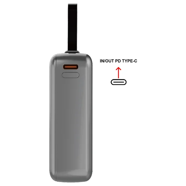 MTL MT4550 Gri 20000 mAh Hızlı Şarj Powerbank - Görsel 2