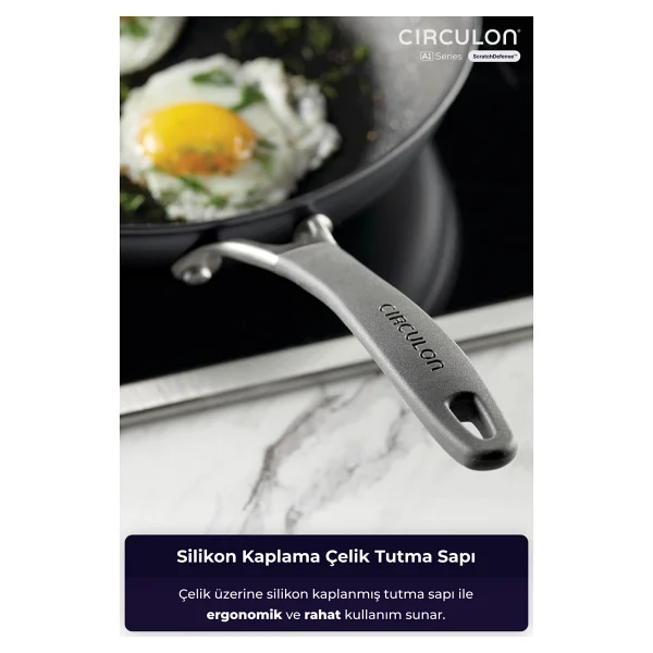 Circulon A1 ScratchDefense 28 cm Kızartma Tavası - Görsel 9