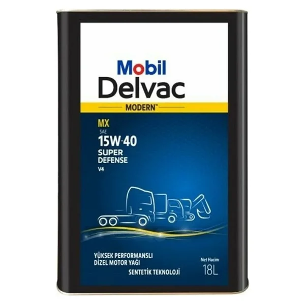 Mobil Delvac MX 15W-40 18 lt Motor Yağı - 2026 - Görsel 2