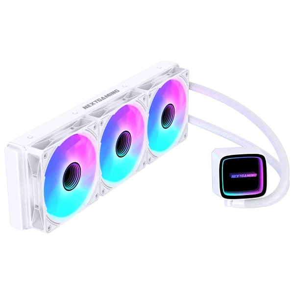 Next Gaming Nitro Cool NG-360 ARGB Beyaz 360 mm İşlemci Sıvı Soğutucu - Görsel 3