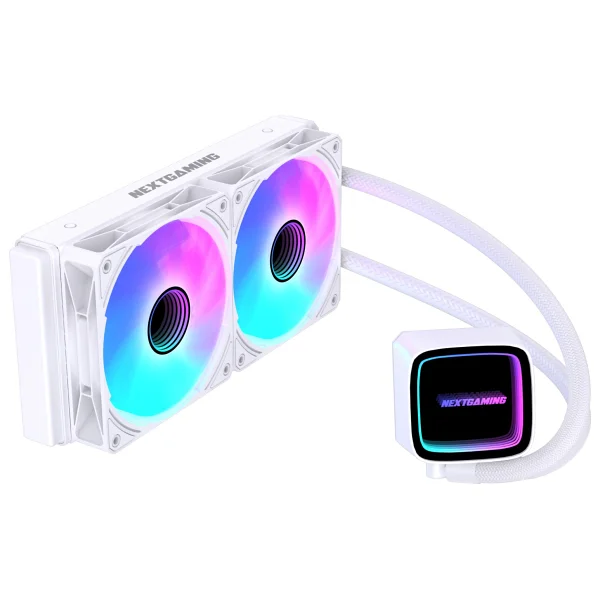 Next Gaming Nitro Cool NG-240 ARGB Beyaz 240 mm İşlemci Sıvı Soğutucu - Görsel 3