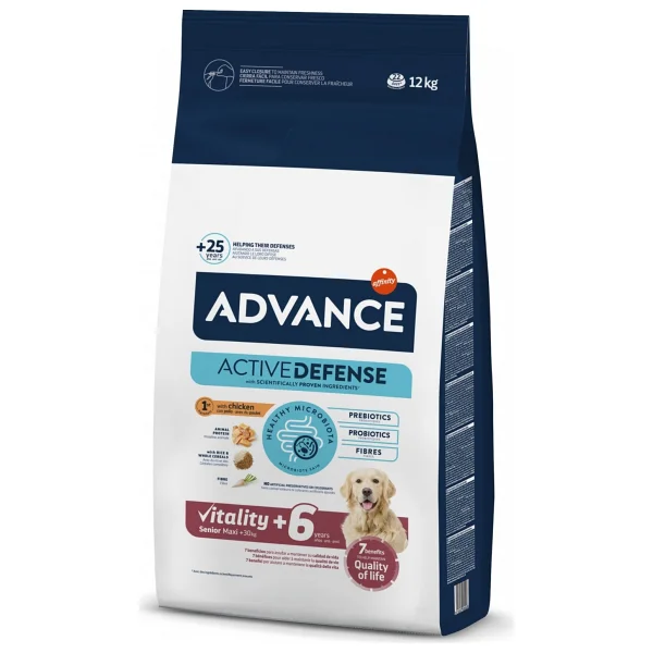 Advance Senior Maxi +6 Tavuklu 12 kg Büyük Irk Yaşlı Köpek Maması - Görsel 3
