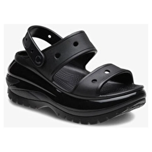 Crocs Classic Mega Crush Sandal 207989-001 Siyah Kadın Sandalet - Görsel 3